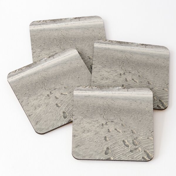 Item preview, Footprints on Rippled Shore designed and sold by TimelapTravel.