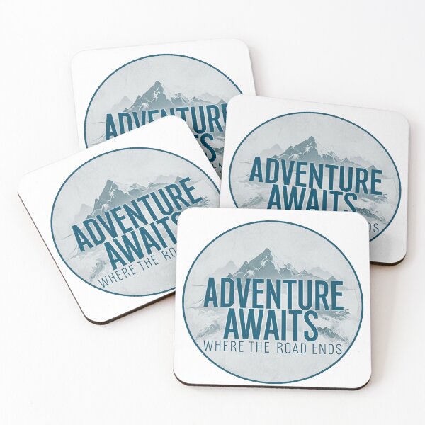 Item preview, Adventure Awaits Where the Road Ends designed and sold by miixart.