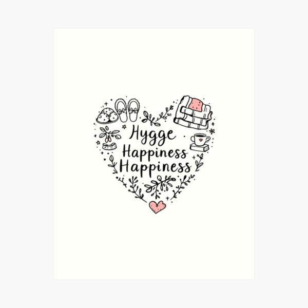 Item preview, Hygge Happiness designed and sold by GemiGarp.