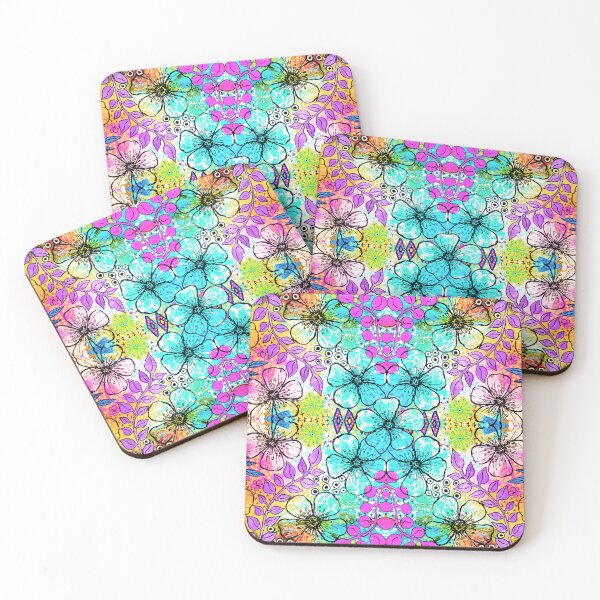 Item preview, Colourful flowers designed and sold by jenfarm7.