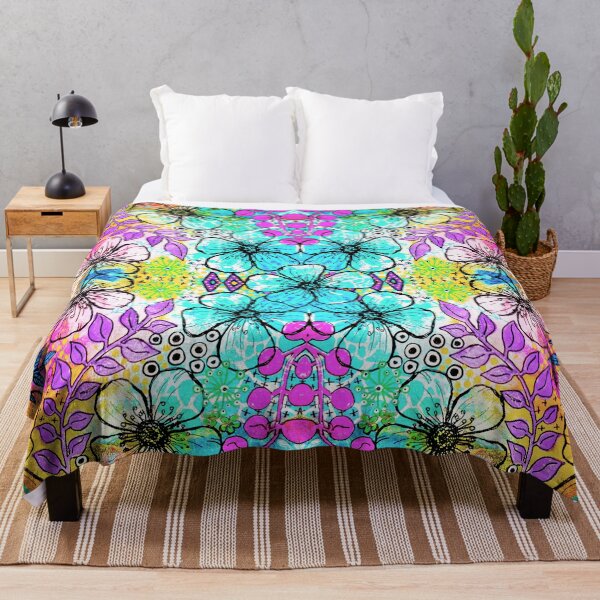 Item preview, Colourful flowers designed and sold by jenfarm7.
