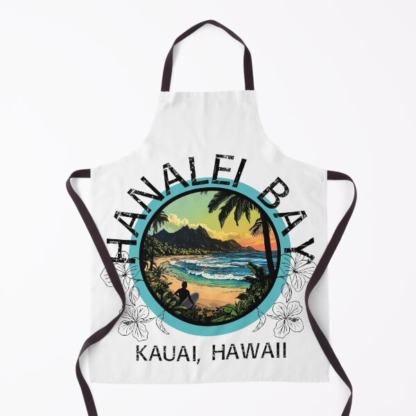 Item preview, Hanalei Bay - Kauai Hawaii (with Black Lettering) designed and sold by VelvetRoom.