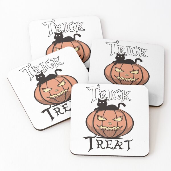 Item preview, Trick or treat Halloween cat  designed and sold by VoltSketches.