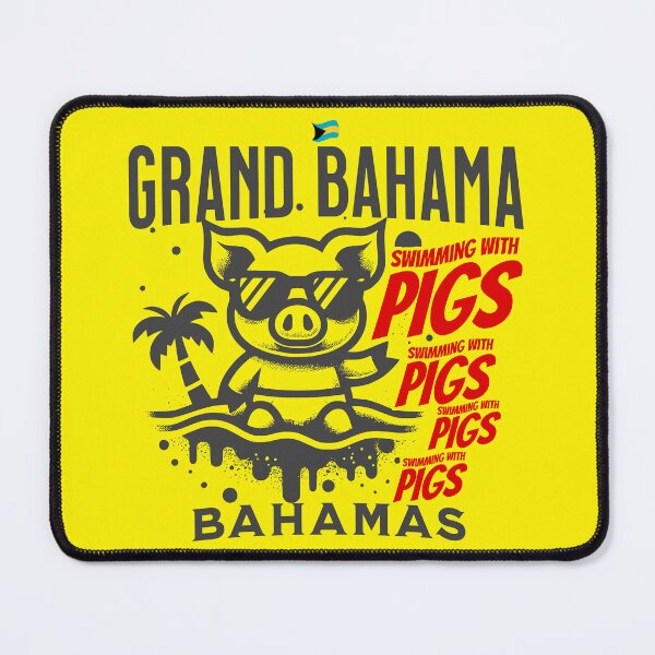 Item preview, Bahamas Souvenir Gift : Grand Bahama Bahamas Swimming Pigs designed and sold by shoptshirtswag.