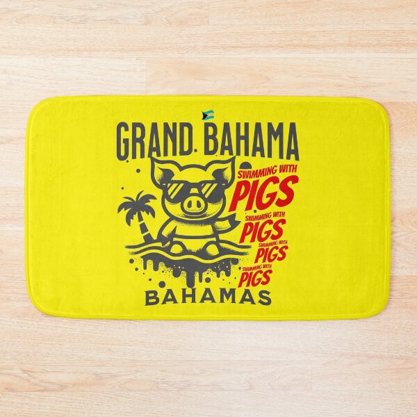 Item preview, Bahamas Souvenir Gift : Grand Bahama Bahamas Swimming Pigs designed and sold by shoptshirtswag.