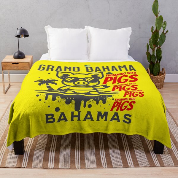 Item preview, Bahamas Souvenir Gift : Grand Bahama Bahamas Swimming Pigs designed and sold by shoptshirtswag.