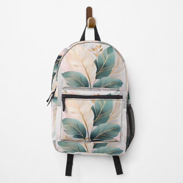 Vista previa del artículo con la obra «Arte elegante con hojas tropicales: diseño inspirado en la naturaleza», diseñado y vendido por RaiyaTees.