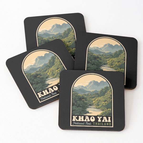 Item preview, Khao Yai National Park Thailand Retro Vintage Travel Souvenir designed and sold by JackCurtis1991.