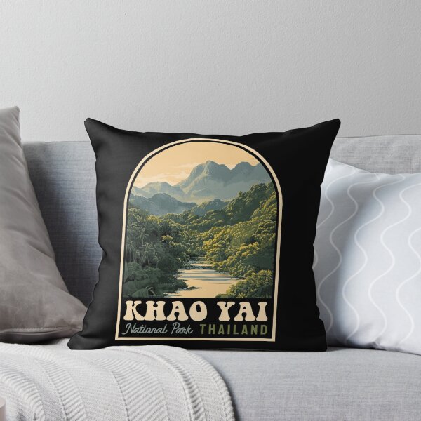 Item preview, Khao Yai National Park Thailand Retro Vintage Travel Souvenir designed and sold by JackCurtis1991.
