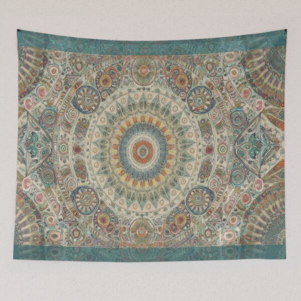 Item preview, Retro Hippie: Mosiac Mandala designed and sold by J Marielle Designs.