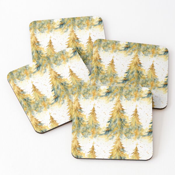 Item preview, Golden Christmas trees designed and sold by Ravensplace22.