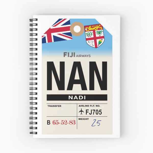 Item preview, Nadi (NAN) Fiji Airline Luggage Tag designed and sold by travelwitheric.