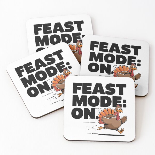 Item preview, Feast Mode On Thanksgiving Runnng Turkey designed and sold by MonkiFlipp.