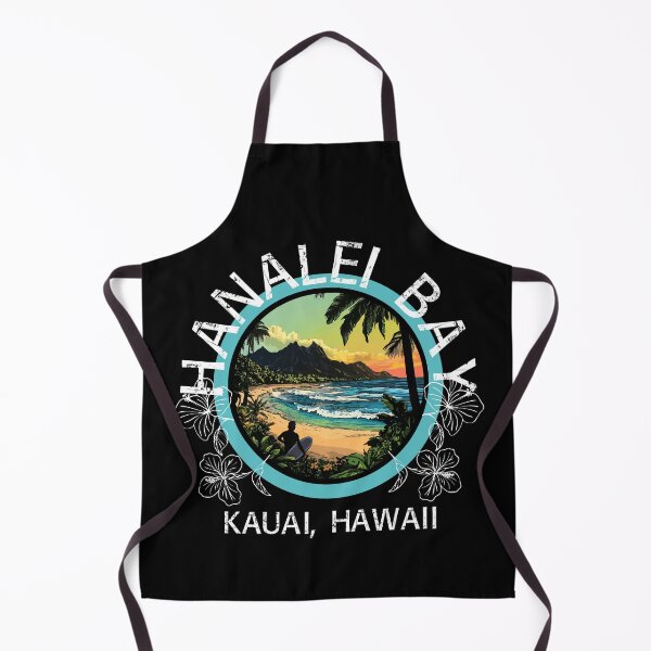 Item preview, Hanalei Bay - Kauai Hawaii (with White Lettering) designed and sold by VelvetRoom.