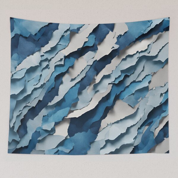 Item preview, Torn Blue Paper designed and sold by Have Mercy.