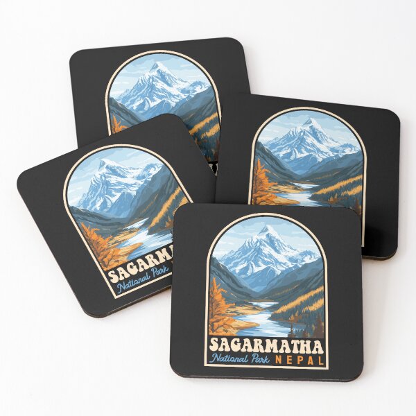 Item preview, Sagarmatha National Park Nepal Retro Vintage Travel Souvenir designed and sold by JackCurtis1991.