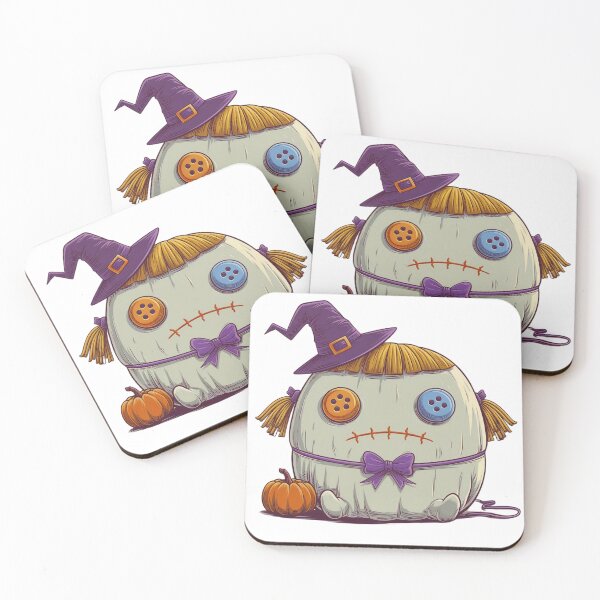 Item preview, Spooky Button Doll designed and sold by jinmommyonline.
