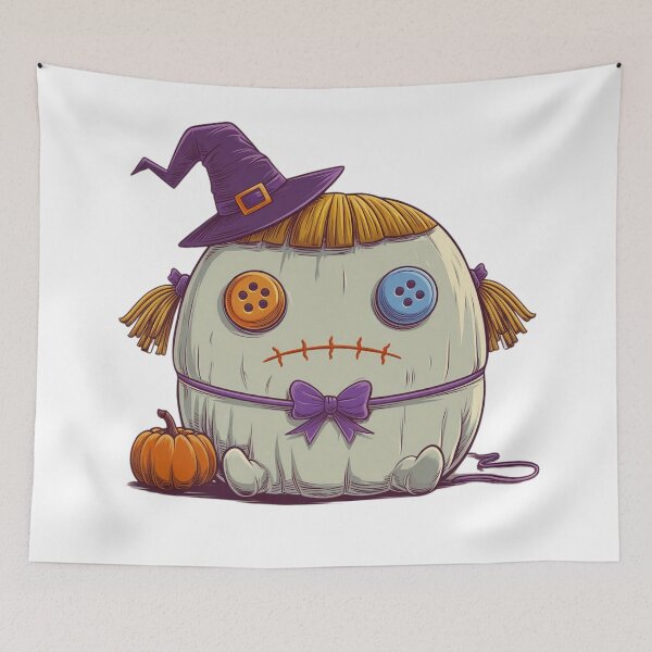 Item preview, Spooky Button Doll designed and sold by jinmommyonline.