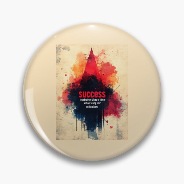 Item preview, Success is going from failure to failure without losing your enthusiasm._Positive Affirmation_Motivational Quote designed and sold by NewAspect.