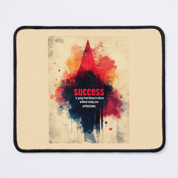 Item preview, Success is going from failure to failure without losing your enthusiasm._Positive Affirmation_Motivational Quote designed and sold by NewAspect.