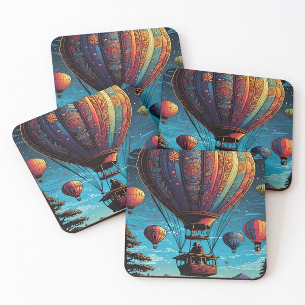Item preview, Hot Air Balloon Race designed and sold by Spike The Punch Design Co..