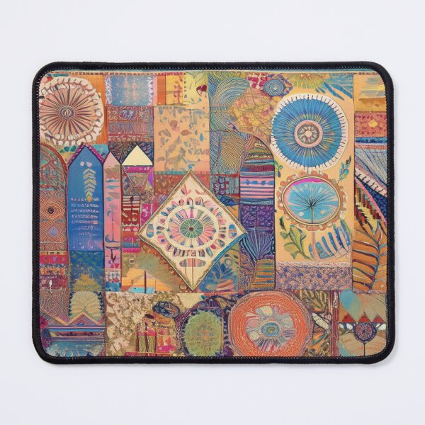 Item preview, Retro Hippie: Patchwork Mandala designed and sold by J Marielle Designs.