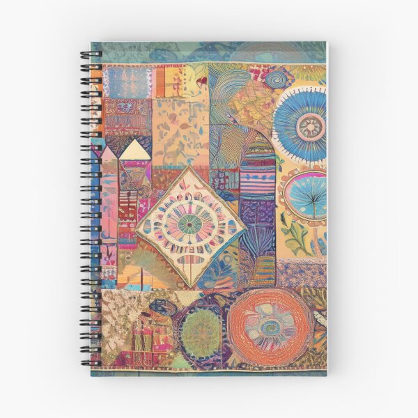 Item preview, Retro Hippie: Patchwork Mandala designed and sold by J Marielle Designs.