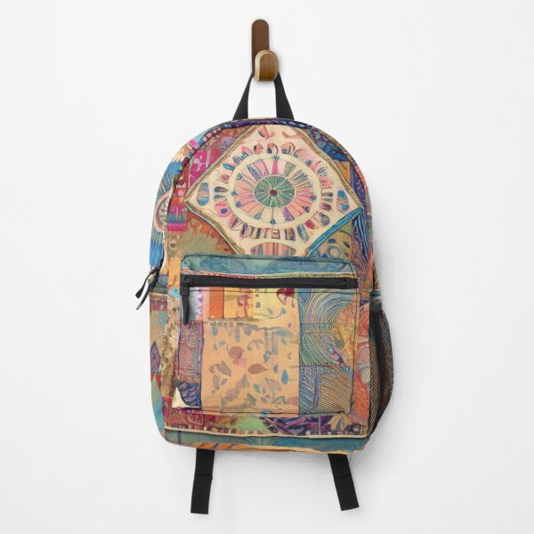 Item preview, Retro Hippie: Patchwork Mandala designed and sold by J Marielle Designs.