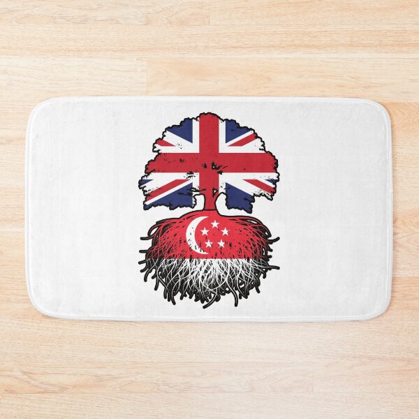 Item preview, Singapore Singaporean British UK Tree Roots Flag designed and sold by FlagX.
