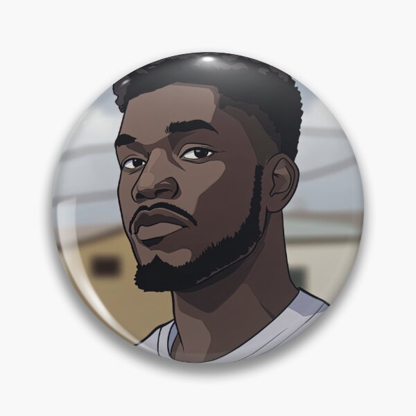 Item preview, Ivorian man, portrait  | Anime style designed and sold by ComicsFactory.