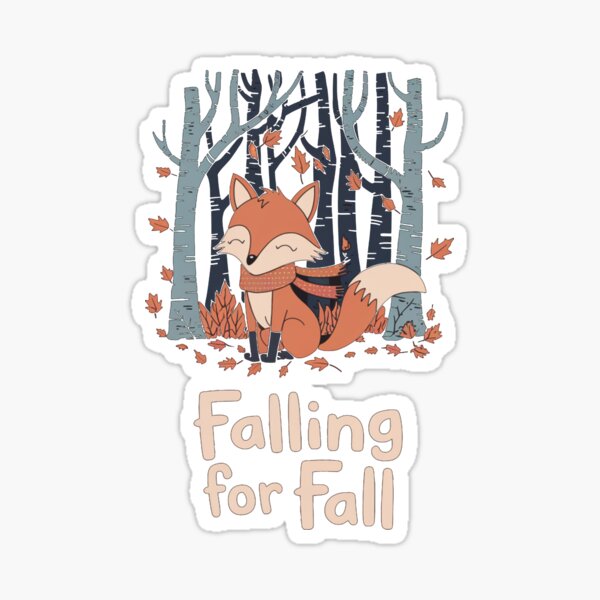 Item preview, Cute autmn design: Autumn Fox & Leaves designed and sold by Davideus.