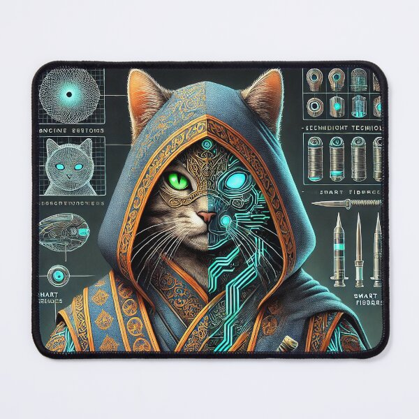 Item preview, robotic cat designed and sold by angelcrease.