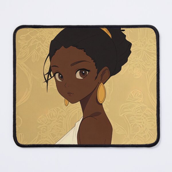 Item preview, Ivorian woman, portrait | Anime style designed and sold by ComicsFactory.