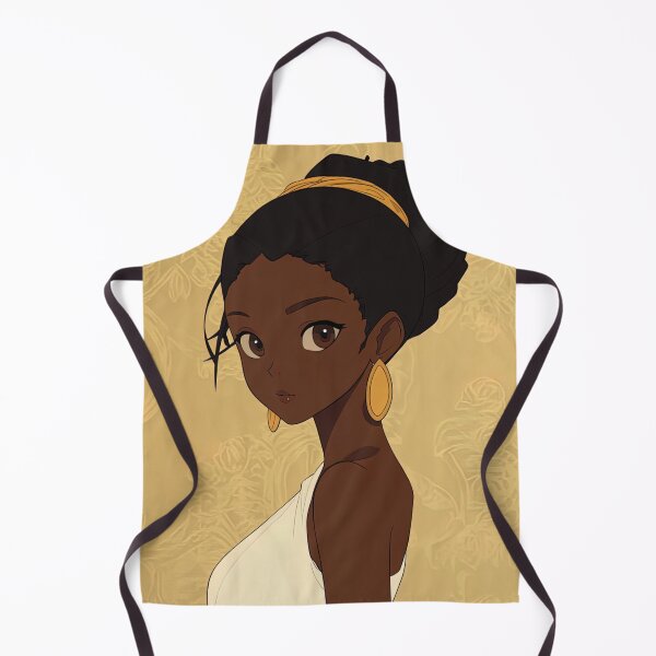 Item preview, Ivorian woman, portrait | Anime style designed and sold by ComicsFactory.