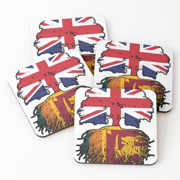 Item preview, Sri Lanka Sri Lankan British UK Tree Roots Flag designed and sold by FlagX.