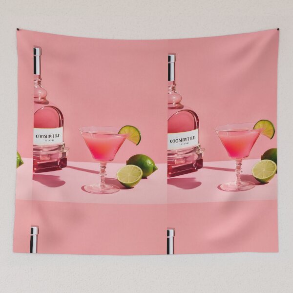 Item preview, Cosmopolitan Bar Art Pink designed and sold by RebeccaReiss.