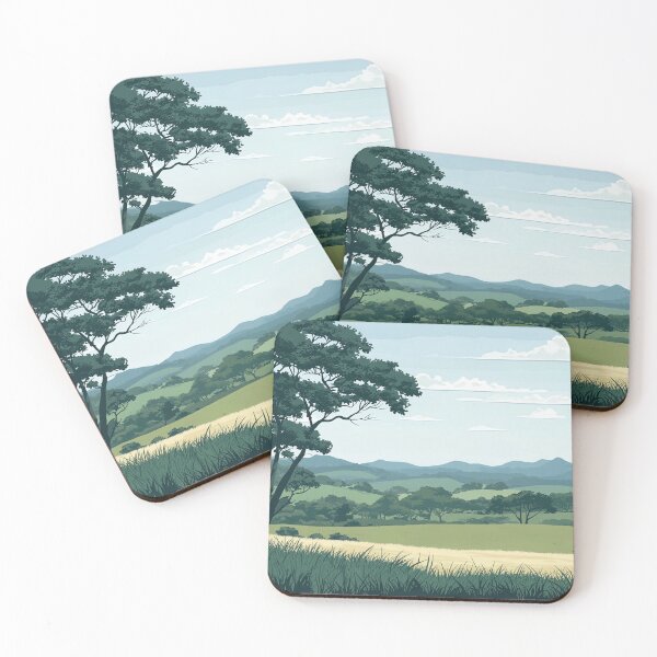 Item preview, Ivory Coast landscape | Anime style designed and sold by ComicsFactory.