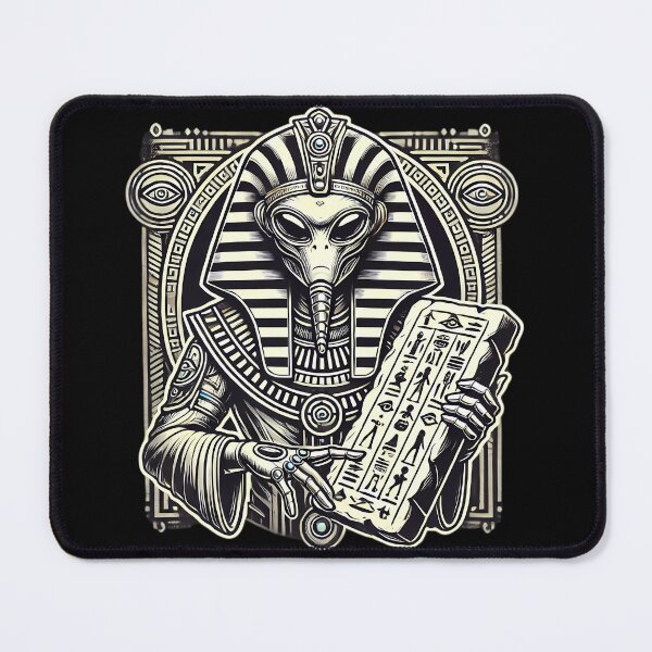 Item preview, Alien Pharaoh Decoding Ancient Secrets. designed and sold by Linework Studio.