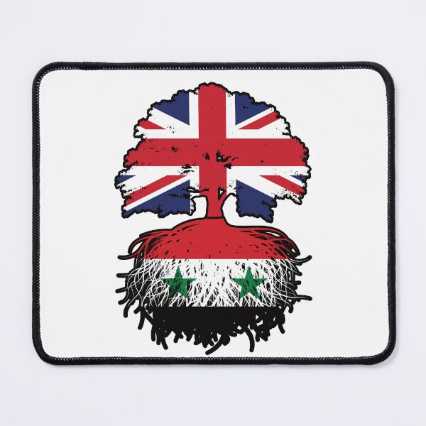 Item preview, Syria Syrian British UK Tree Roots Flag designed and sold by FlagX.