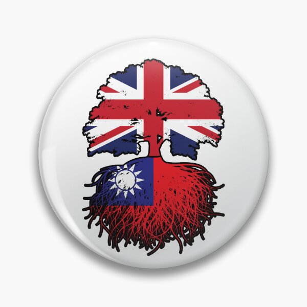 Item preview, Taiwan Taiwanese British UK Tree Roots Flag designed and sold by FlagX.