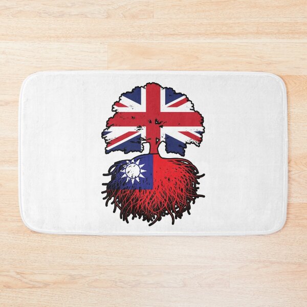 Item preview, Taiwan Taiwanese British UK Tree Roots Flag designed and sold by FlagX.