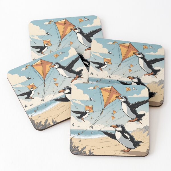 Item preview, Penguins Flying Kites designed and sold by aksoyaybuke.