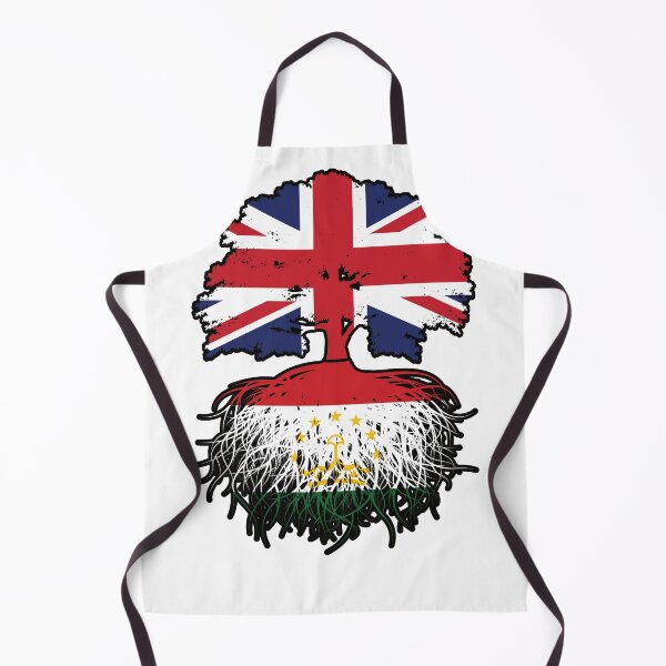 Item preview, Tajikistan Tajikistani British UK Tree Roots Flag designed and sold by FlagX.