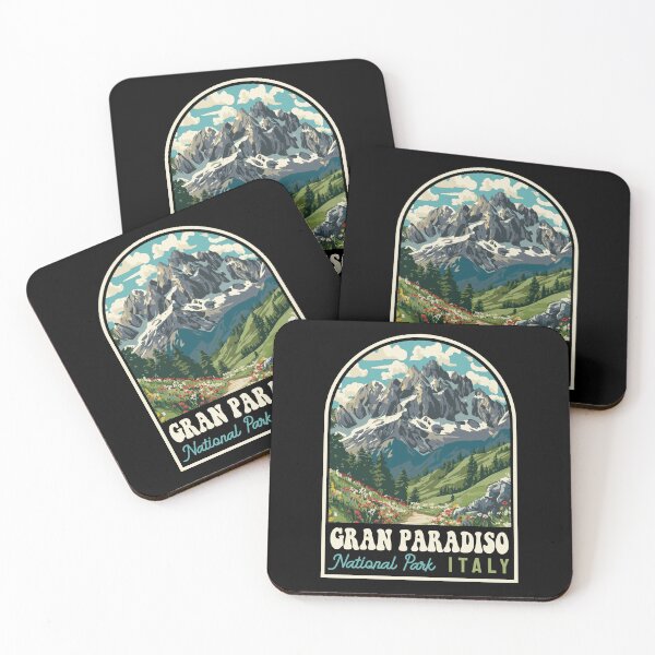 Item preview, Gran Paradiso National Park Italy Retro Vintage Travel Souvenir designed and sold by JackCurtis1991.