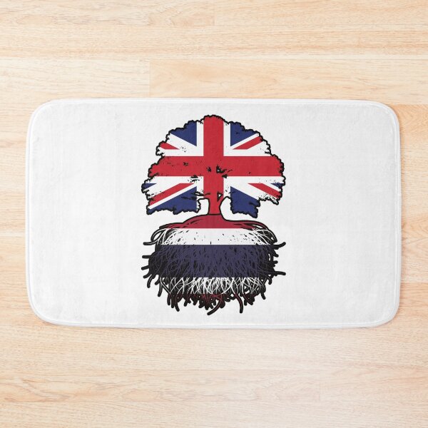 Item preview, Thailand Thai British UK Tree Roots Flag designed and sold by FlagX.