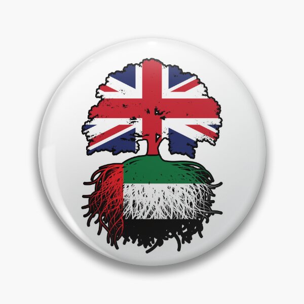 Item preview, United Arab Emirates Emirati British UK Tree Roots Flag designed and sold by FlagX.