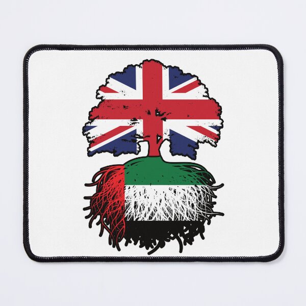 Item preview, United Arab Emirates Emirati British UK Tree Roots Flag designed and sold by FlagX.