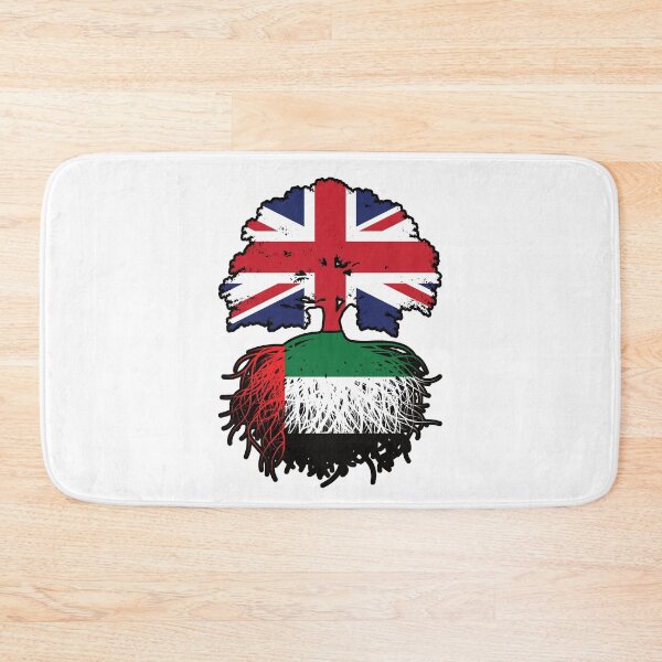 Item preview, United Arab Emirates Emirati British UK Tree Roots Flag designed and sold by FlagX.
