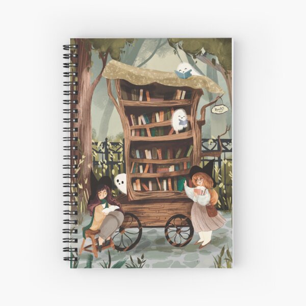 Item preview, Traveling Bookcart Illustration  designed and sold by Artofstephmarie.