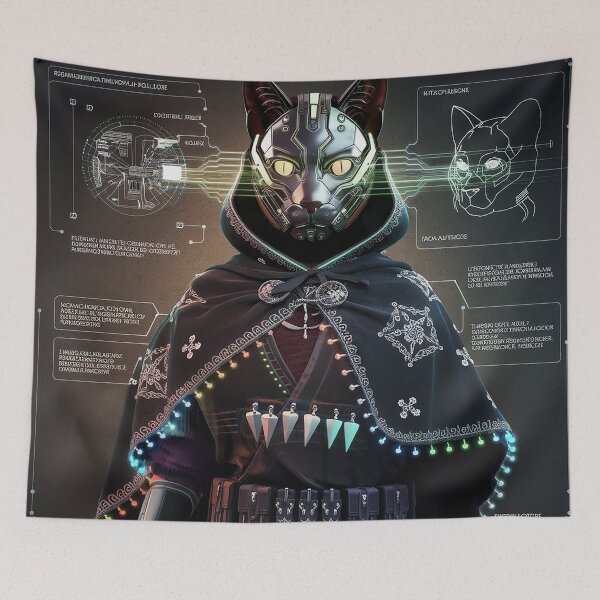 Item preview, The bionic cat  designed and sold by angelcrease.